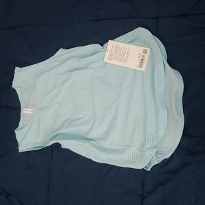 High neck split hem run tank ^..